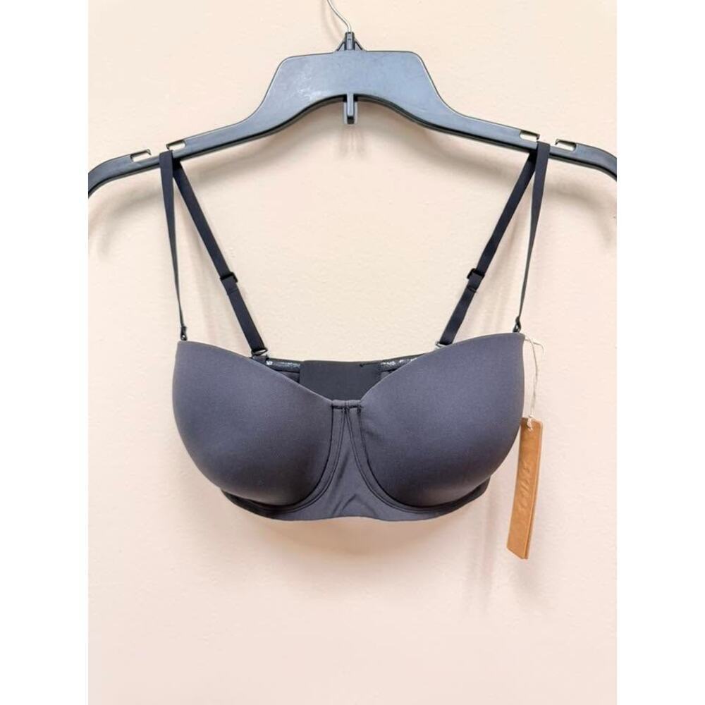 SKIMS FITS EVERYBODY Strapless Bra - Onyx Size 32DD NWT #1860